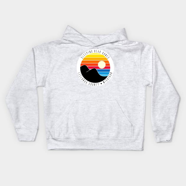 Sleeping Bear Dunes Kids Hoodie by Megan Noble